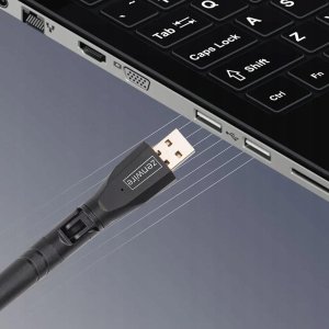 Karta sieciowa Zenwire Karta Sieciowa Adapter WiFi USB 650 MBps 5Ghz Antena Wi-Fi do Komputera PC WD-AX301 3