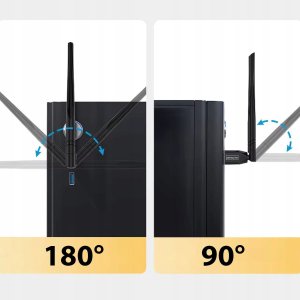 Karta sieciowa Zenwire Karta Sieciowa Adapter WiFi USB 650 MBps 5Ghz Antena Wi-Fi do Komputera PC WD-AX301 5