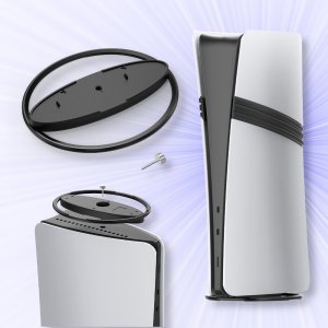 YAXO Podstawka THUNDER IMPACT do PS5/PS5 Slim/PS5 Pro Techno Black 2