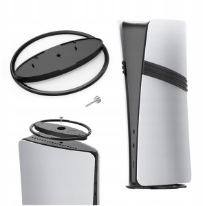 YAXO Podstawka THUNDER IMPACT do PS5/PS5 Slim/PS5 Pro Techno Black 5