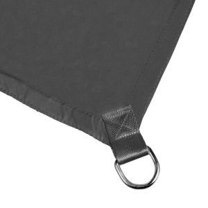 Żagiel cieniujący, ogrodowy 3x2 m osłona przeciwsłoneczna, prostokątny, grafitowy UNIWERSALNY 14