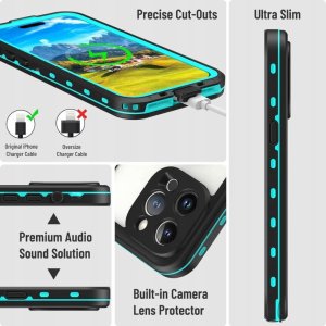 Alogy Pancerne Etui MagSafe do iPhone 14 Pro Max - Wodoodporna Ochrona 8