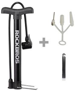 Pompka rowerowa Rockbros A320 nożna - czarna 3