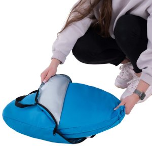 Namiot plażowy samorozkładający, parawan turystyczny Pop up niebieski UNIWERSALNY 15