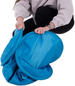 Namiot plażowy samorozkładający, parawan turystyczny Pop up niebieski UNIWERSALNY 18