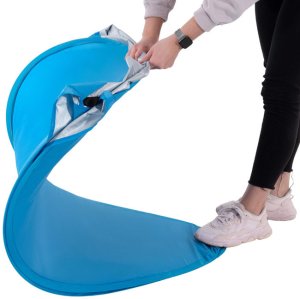 Namiot plażowy samorozkładający, parawan turystyczny Pop up niebieski UNIWERSALNY 19