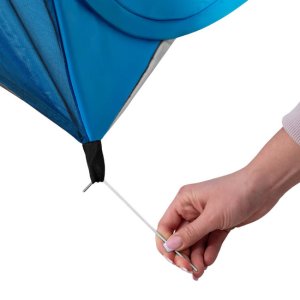 Namiot plażowy samorozkładający, parawan turystyczny Pop up niebieski UNIWERSALNY 21