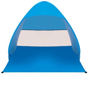 Namiot plażowy samorozkładający, parawan turystyczny Pop up niebieski UNIWERSALNY 25