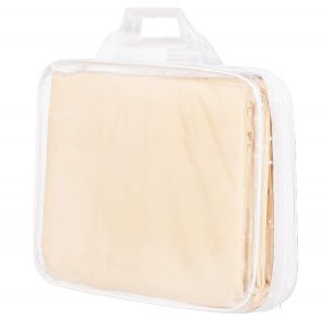 Żagiel przeciwsłoneczny 3x2 m prostokątny ogrodowy wodoodporny kremowy UNIWERSALNY 2