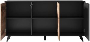 Komoda RANDOM 2 KM-1 160cm orzech/kaszmirowa HALMAR 3