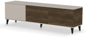 Szafka RTV RANDOM 2 180cm orzech/kaszmirowa HALMAR 2