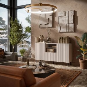 Komoda PAXOS 150cm kaszmirowa HALMAR 3