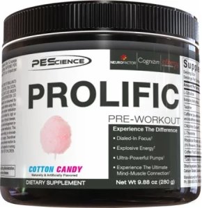 PEScience - Przedtreningówka Prolific, Lemoniada Malinowa, Proszek, 280g 1