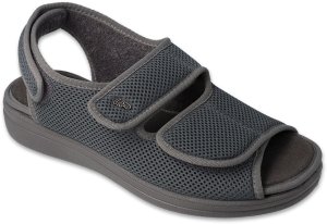 Dr Orto - Obuwie buty sandału profilaktyczno zdrowotne męskie popiel 46 1