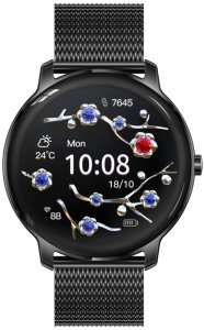 Elegancki Smartwatch Damski z Bransoletą Mesh i Funkcjami Zdrowotnymi 6