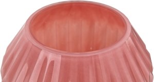 Wazon szklany 23 cm różowy AP163657 3
