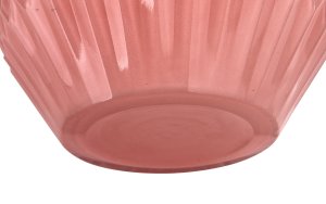 Wazon szklany 23 cm różowy AP163657 4