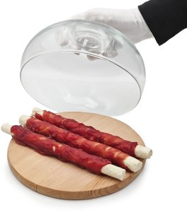Gryzak XXL 25cm ze skóry wołowej z piersią z kaczki, przysmak dla psa, Mersjo, 240g 4