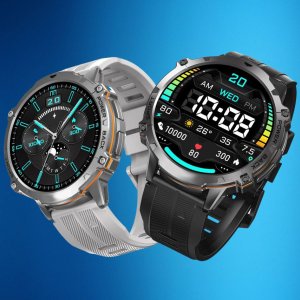 SMARTWATCH męski Rubicon RNCF40 black/black Bransoleta PROF 13