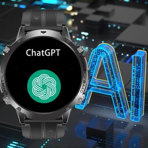 SMARTWATCH męski Rubicon RNCF40 black/black Bransoleta PROF 7