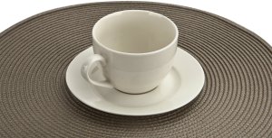 Filiżanka porcelanowa 220 ml + spodek Krem P2388 5