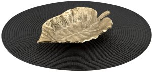 Mata dekoracyjna 38 cm Round 81363 Czarna 2