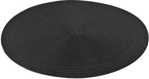 Mata dekoracyjna 38 cm Round 81363 Czarna 3