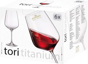 Kieliszek do wina czerwonego 600 ml Tori Titanium 7