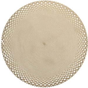 Mata dekoracyjna 38 cm Roma 60253 Złota 1