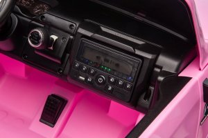 RAM [JJ2599] Auto Ram 3500 na akumulator 2x200W 24V/7Ah EVA LED bluetooth - różowy 30