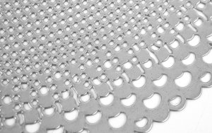 Mata dekoracyjna 38 cm Roma 60253 Srebrna 5