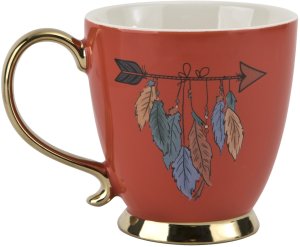 Filiżanka na stopce 400 ml Exotic Pomarańczowa 3