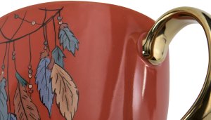 Filiżanka na stopce 400 ml Exotic Pomarańczowa 7