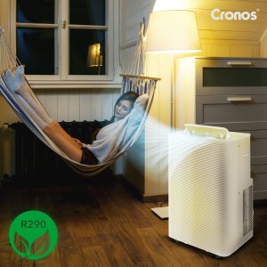 Klimatyzator przenośny cichy Cronos OL-BKY35-A015C 3,5kW Pilot i akcesoria 2