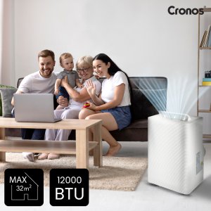 Klimatyzator przenośny cichy Cronos OL-BKY35-A015C 3,5kW Pilot i akcesoria 5