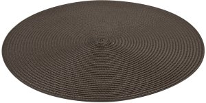 Mata dekoracyjna 38 cm Round 81363 Brązowa 3