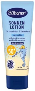 Balsam ochronny SPF 50 dla dzieci 6m+ Bubchen Bubchen Sensitive Sun Lotion SPF 50+ 100ml 1