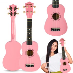 SUPRIMO UK21 SET PK ukulele sopranowe 21"" różowe 2