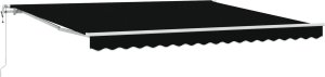 vidaXL Automatyczna Chowana Markiza Czarna 400x300 cm 2