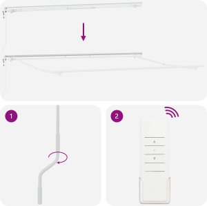 vidaXL Automatyczna markiza chowana biała 400x300 cm 8