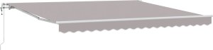 vidaXL Automatyczna chowana markiza jasnoszara 400x300 cm 2