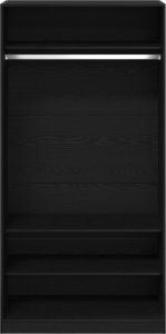 vidaXL Szafa w kolorze czarnego dębu 100x50x200 cm 2