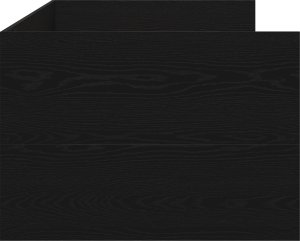 vidaXL Łóżko dzienne Czarne dębowe 90 x 190 cm 4