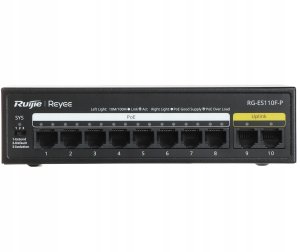 SWITCH POE RG-ES110F-P 8-PORTOWY REYEE 2