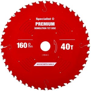 Cutting disc 160x40Tx20mm, Demolition PREMIUM, SPECIALIST+ 1