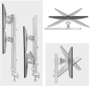 StarTech 6-MONITOR-ARM-A uchwyt / stojak do monitorów 81,3 cm (32") Biurko Biały 8
