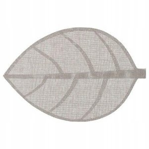 PLASEMENT LEAF 50X33CM GREY 118842K 1