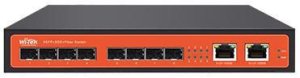Wi-Tek WI-SG310F łącza sieciowe Nie zarządzany Gigabit Ethernet (10/100/1000) Czarny, Pomarańczowy 1
