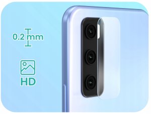 3-PAK Szkło Na Aparat Do Vivo Y70 (Hartowane, Ochronne, Na Obiektyw, 9H) 2