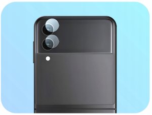 2-PAK Szkło Na Aparat Do Galaxy Z Flip 3 5G (Hartowane, Na Obiektyw, 9H) 3